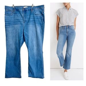 Madewell Tall Cali Demi-Boot Jeans in Timpson Wash Size 37
